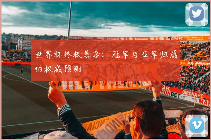 世界杯终极悬念：冠军与亚军归属的权威预测